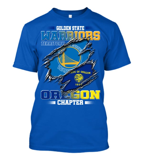 Golden State Warriors Territory State Of Oregon Chapter 1859 T-Shirt