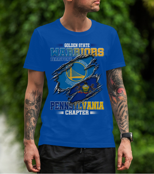 Golden State Warriors Territory Pennsylvania Chapter T-Shirt