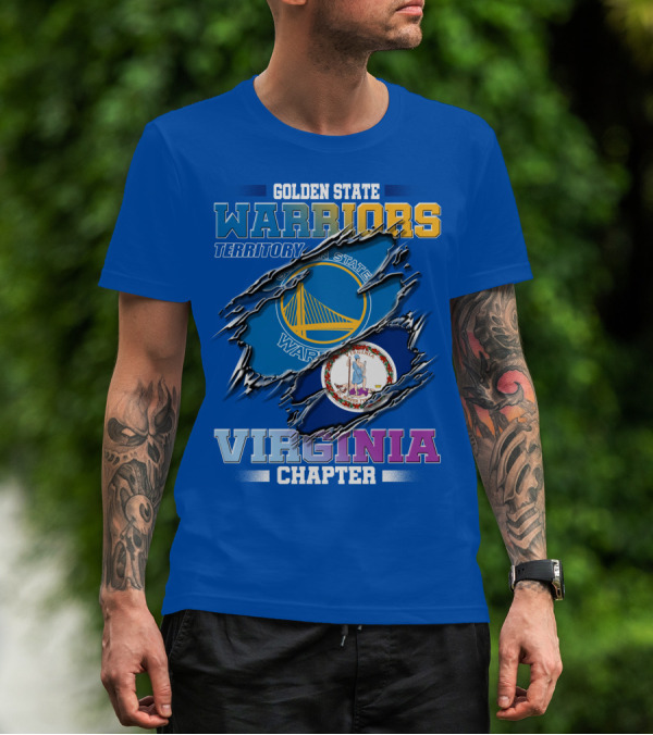 Golden State Warriors Territory Virginia Chapter T-Shirt