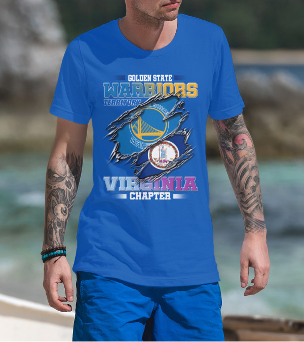 Golden State Warriors Territory Virginia Chapter T-Shirt
