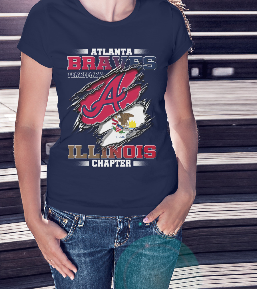 Atlanta Braves Territory Illinois Chapter T-Shirt