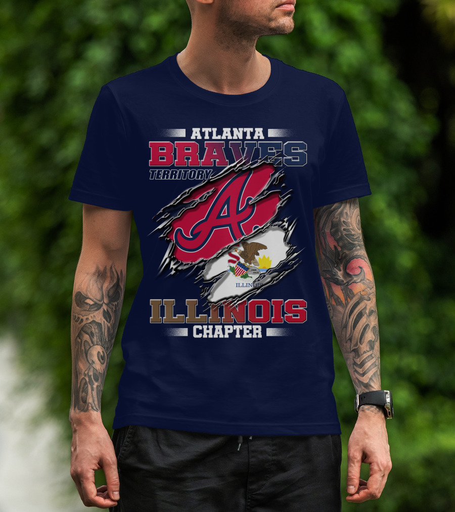 Atlanta Braves Territory Illinois Chapter T-Shirt