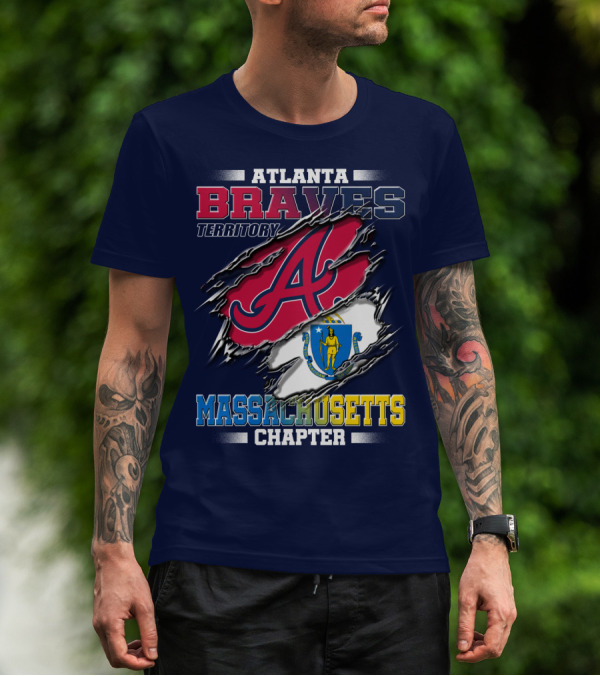 Atlanta Braves Territory Massachusetts Chapter T-Shirt