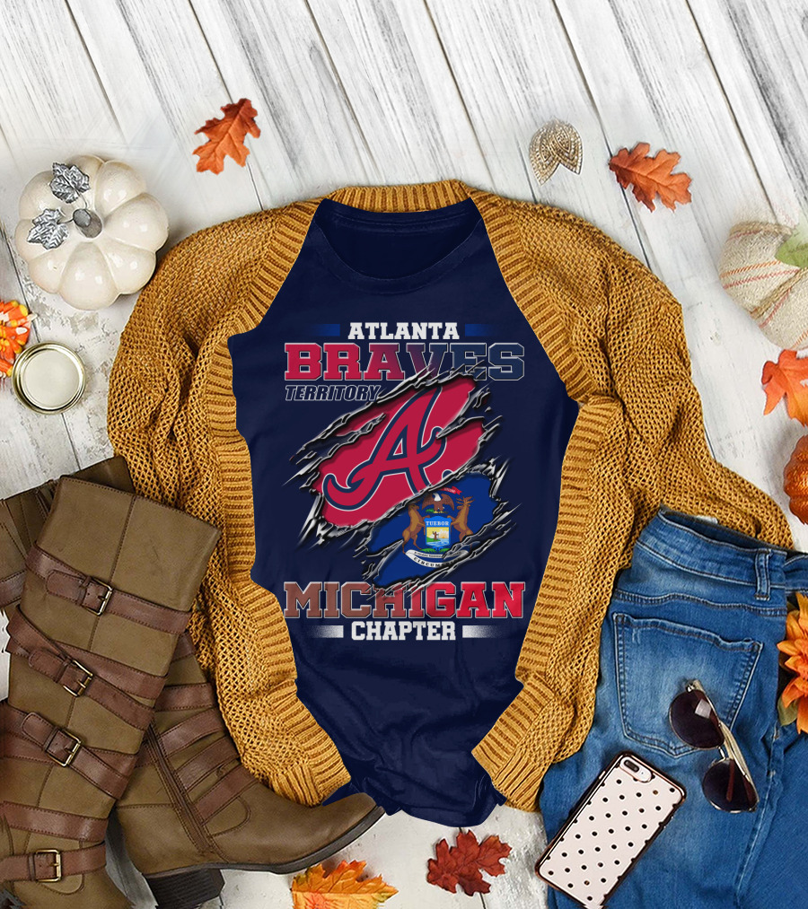 Atlanta Braves Territory Michigan Chapter T-Shirt