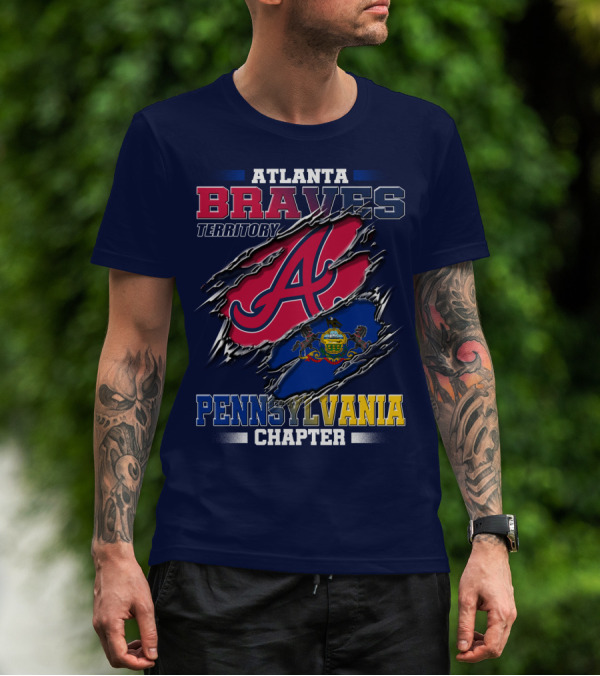 Atlanta Braves Territory Pennsylvania Chapter T-Shirt
