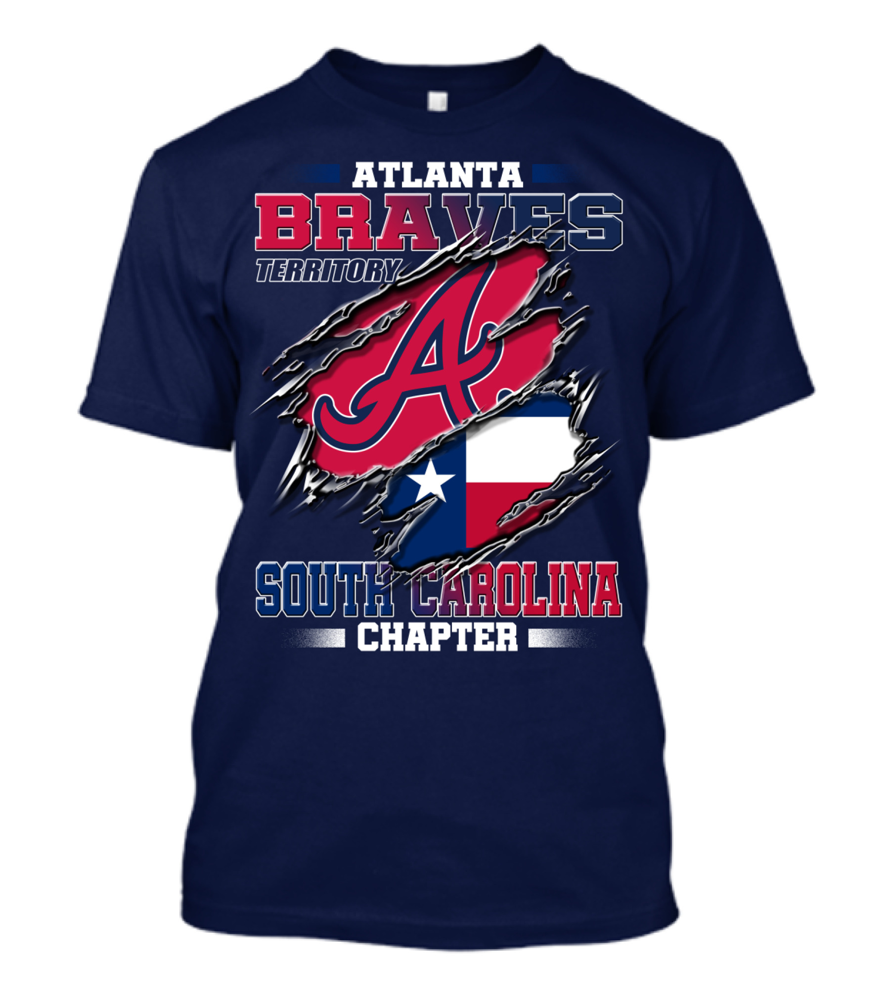 Atlanta Braves Territory South Carolina Chapter T-Shirt