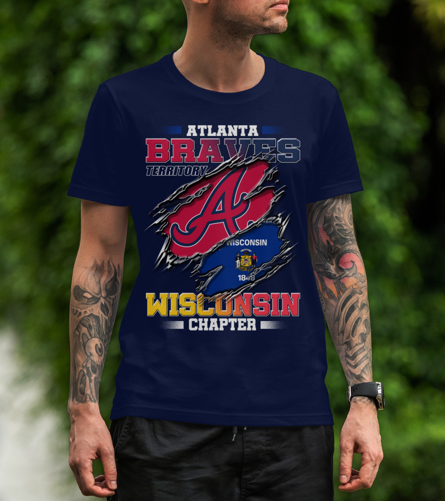 Atlanta Braves Territory Wisconsin Chapter 1848 T-Shirt