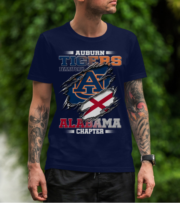 Auburn Tigers Territory Alabama Chapter T-Shirt