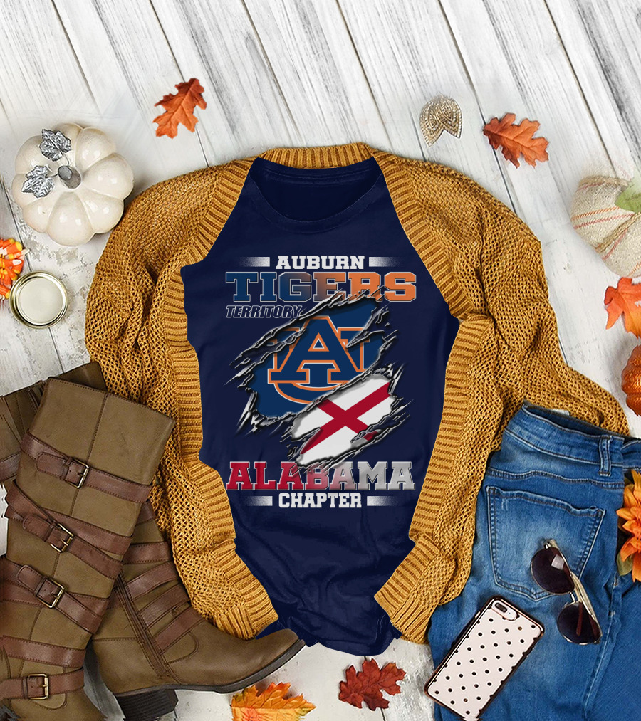 Auburn Tigers Territory Alabama Chapter T-Shirt