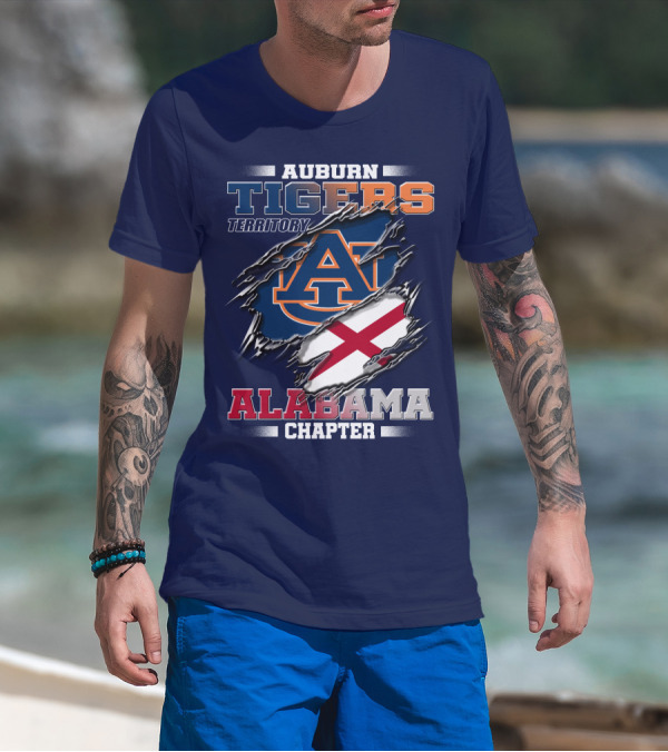 Auburn Tigers Territory Alabama Chapter T-Shirt