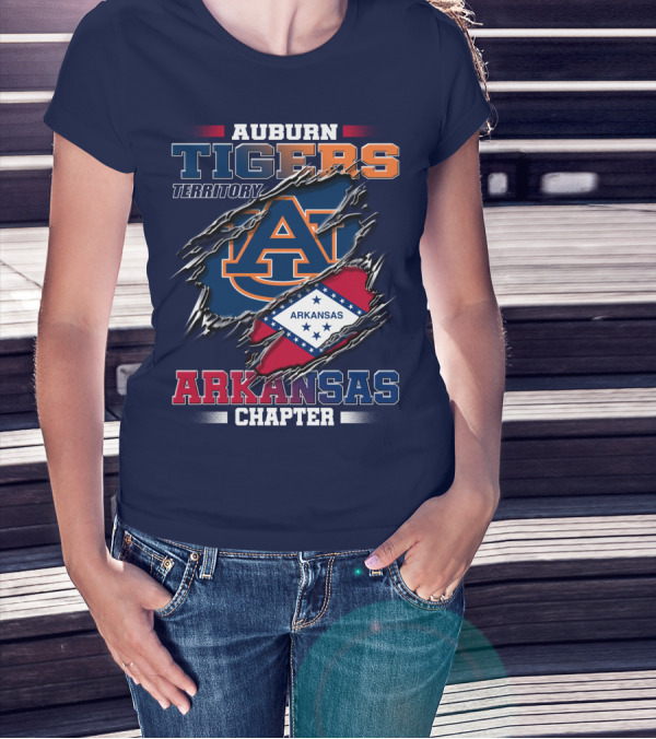 Auburn Tigers Territory Arkansas Chapter T-Shirt
