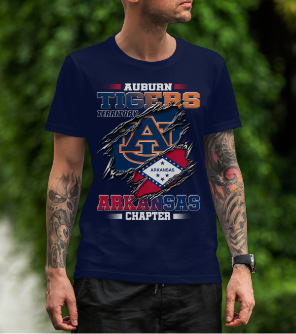 Auburn Tigers Territory Arkansas Chapter T-Shirt