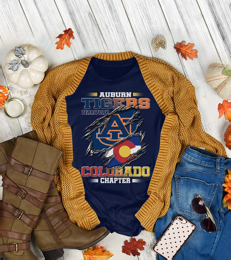 Auburn Tigers Territory Colorado Chapter T-Shirt