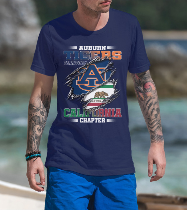Auburn Tigers Territory California Chapter T-Shirt
