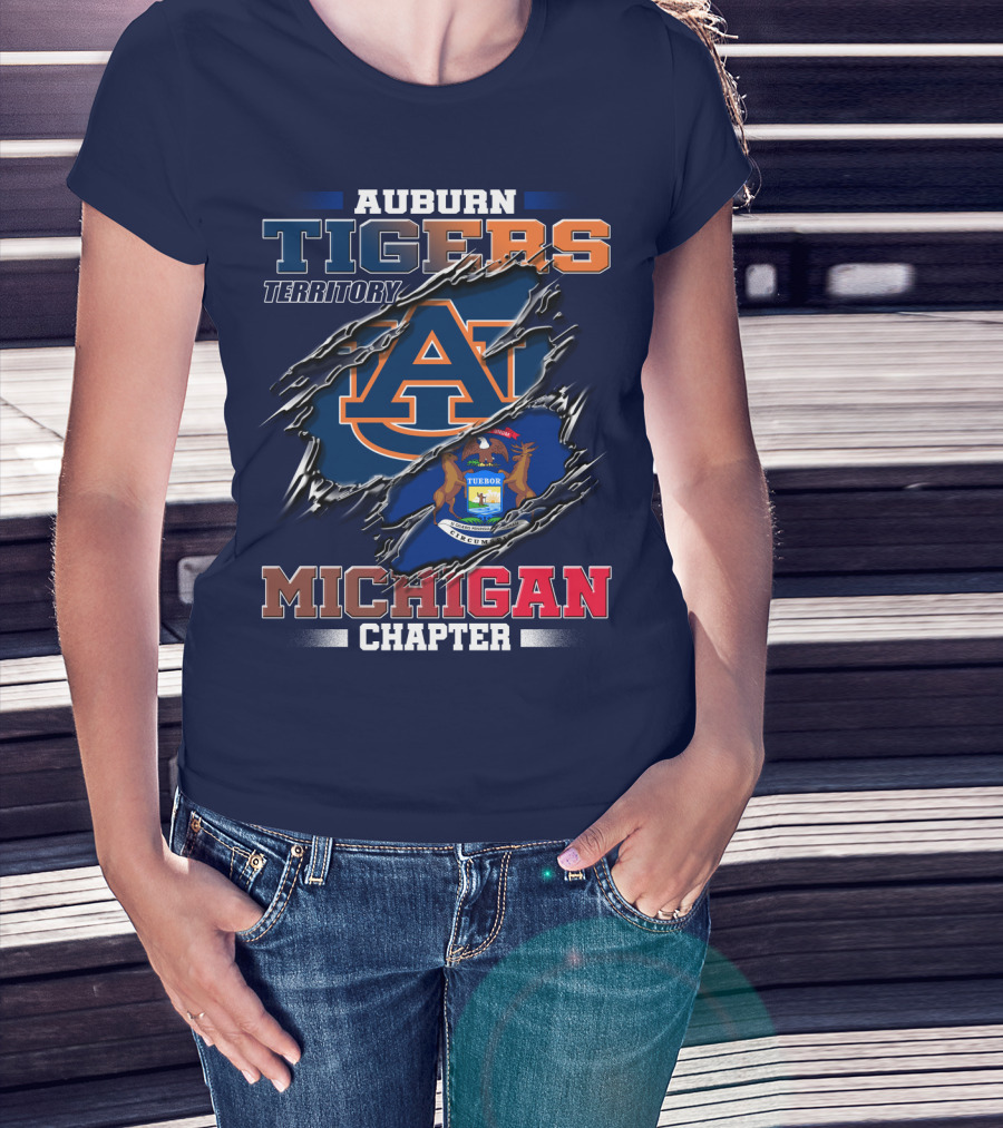 Auburn Tigers Territory Michigan Chapter T-Shirt