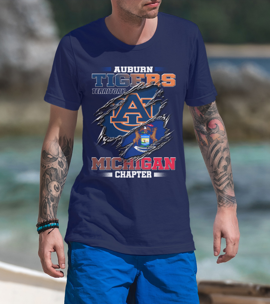 Auburn Tigers Territory Michigan Chapter T-Shirt