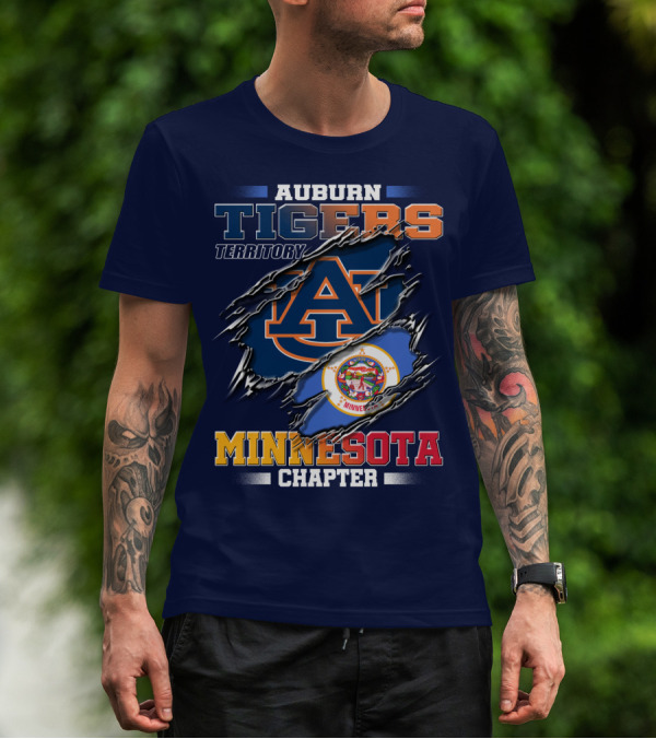 Auburn Tigers Territory Minnesota Chapter T-Shirt