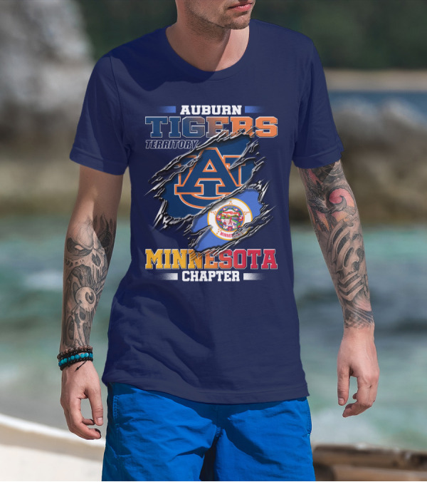 Auburn Tigers Territory Minnesota Chapter T-Shirt
