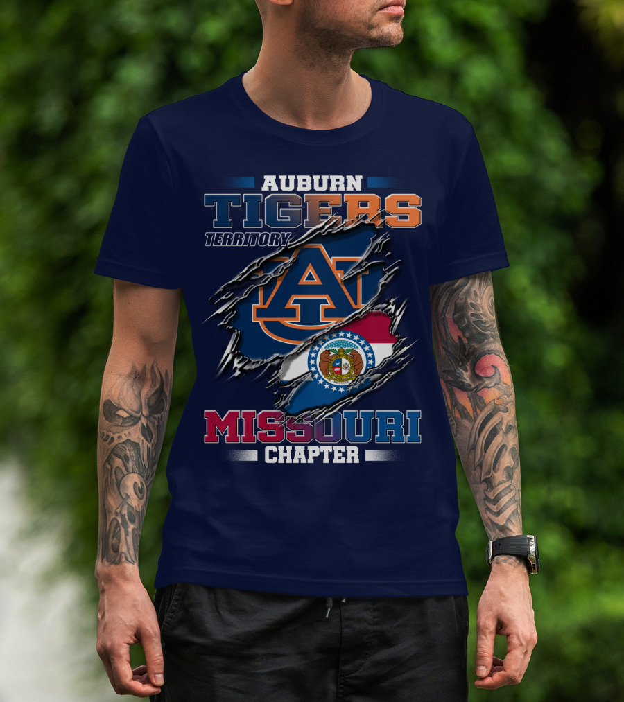 Auburn Tigers Territory Missouri Chapter T-Shirt
