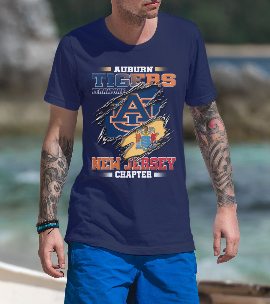 Auburn Tigers Territory New Jersey Chapter T-Shirt