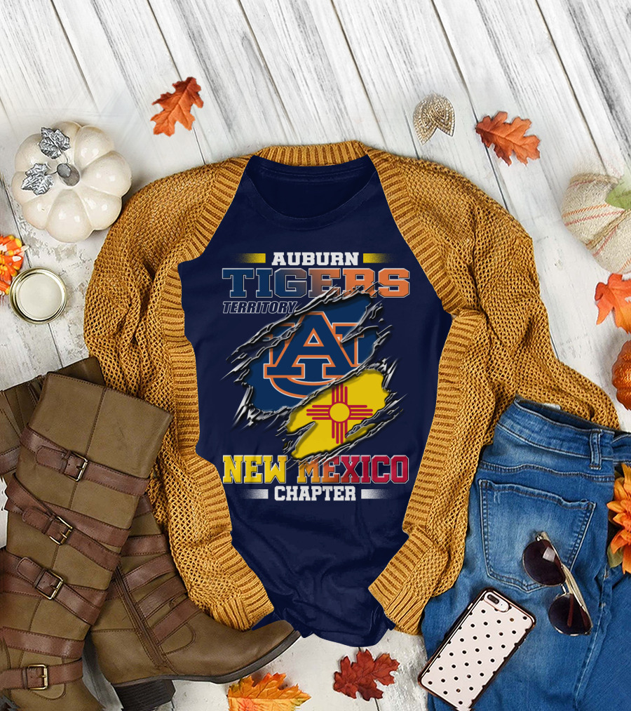 Auburn Tigers Territory New Mexico Chapter T-Shirt