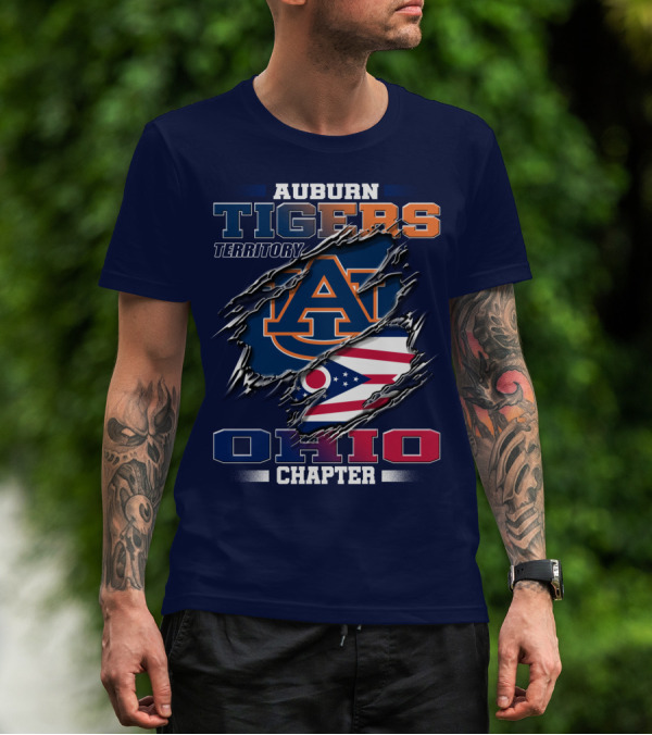 Auburn Tigers Territory Ohio Chapter T-Shirt