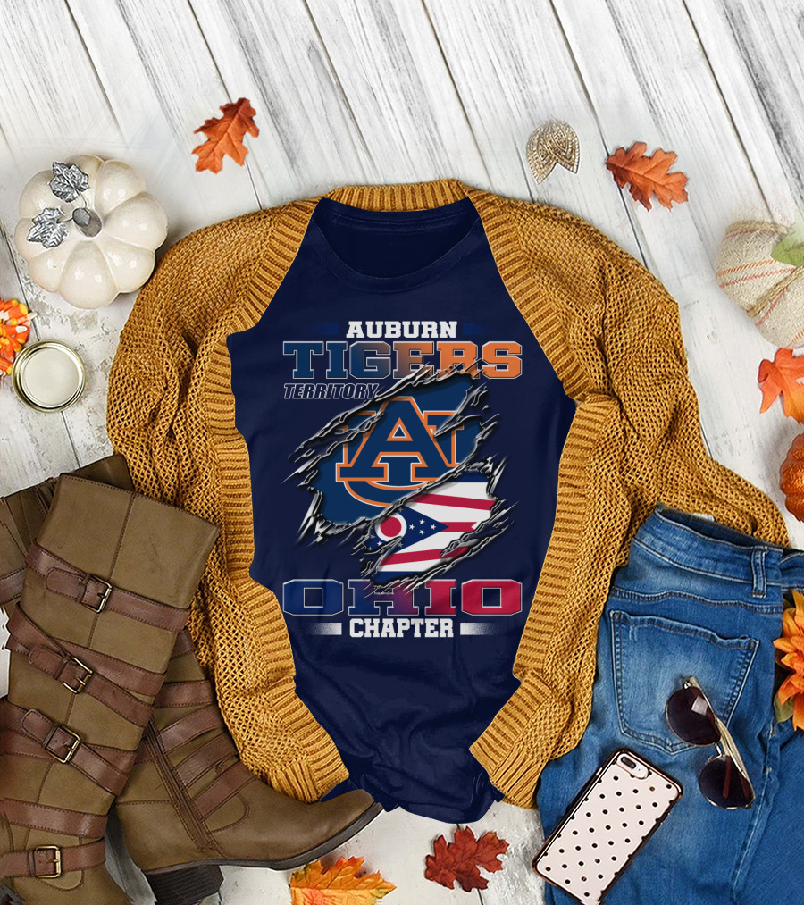 Auburn Tigers Territory Ohio Chapter T-Shirt