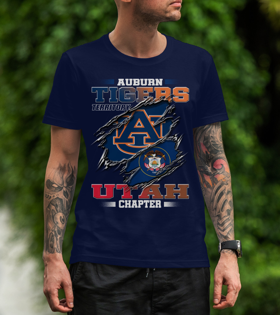 Auburn Tigers Territory Utah Chapter T-Shirt