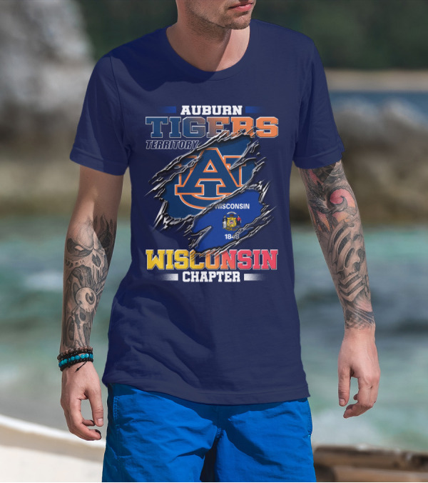 Auburn Tigers Territory Wisconsin Chapter 1848 T-Shirt