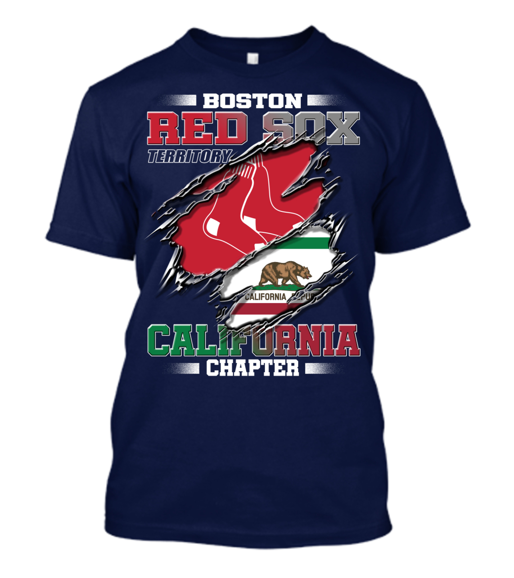 Boston Red Sox Territory California Chapter T-Shirt