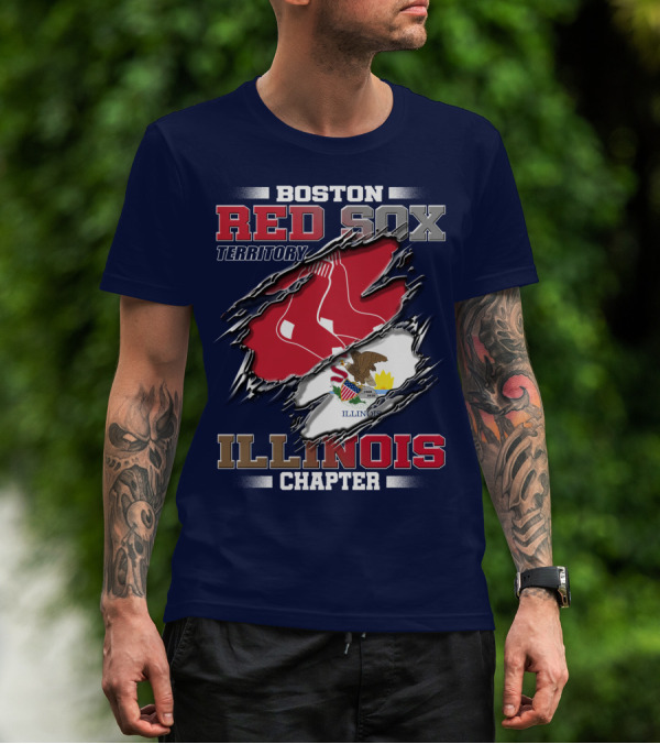 Boston Red Sox Territory Illinois Chapter T-Shirt