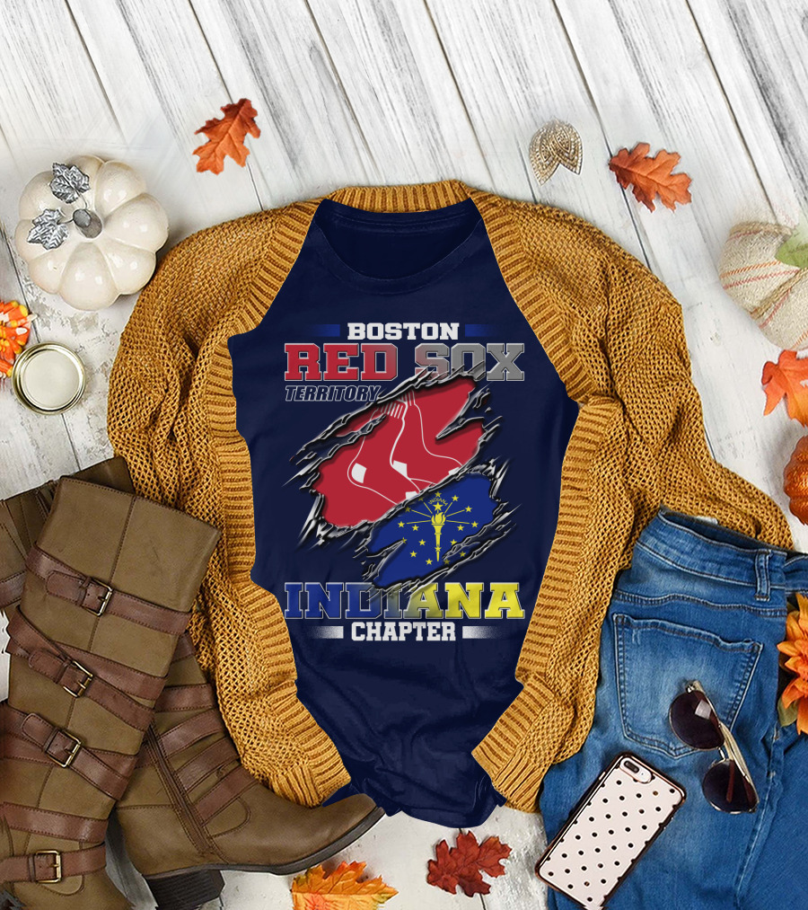 Boston Red Sox Territory Indiana Chapter T-Shirt