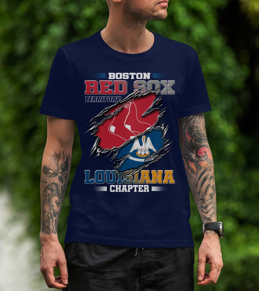 Boston Red Sox Territory Louisiana Chapter T-Shirt