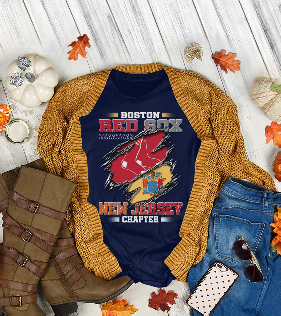 Boston Red Sox Territory New Jersey Chapter T-Shirt