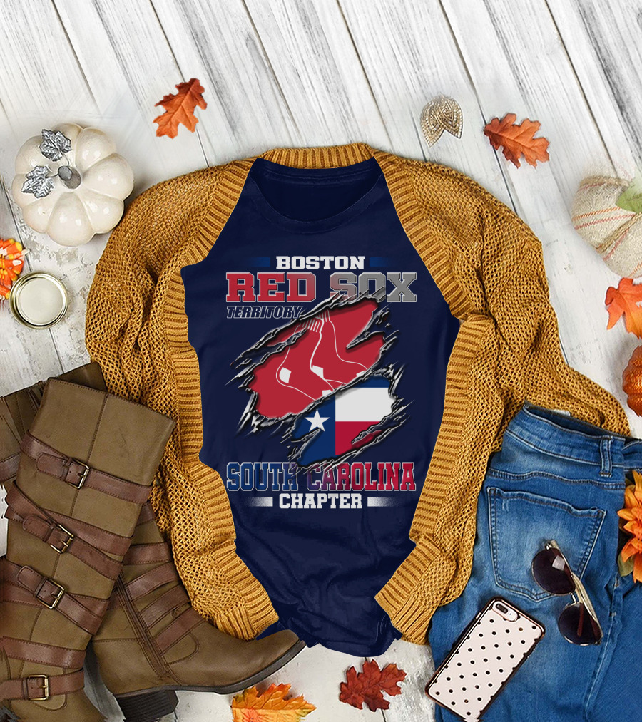 Boston Red Sox Territory South Carolina Chapter T-Shirt