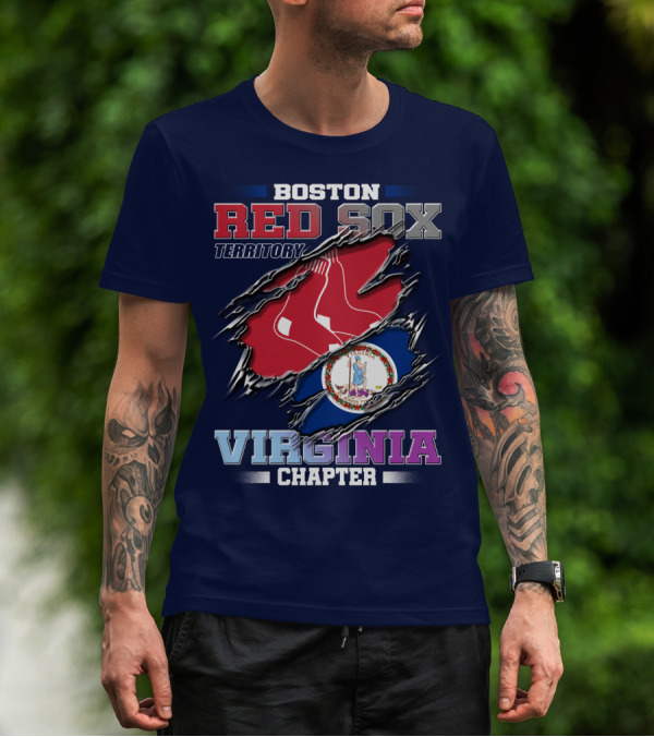 Boston Red Sox Territory Virginia Chapter T-Shirt