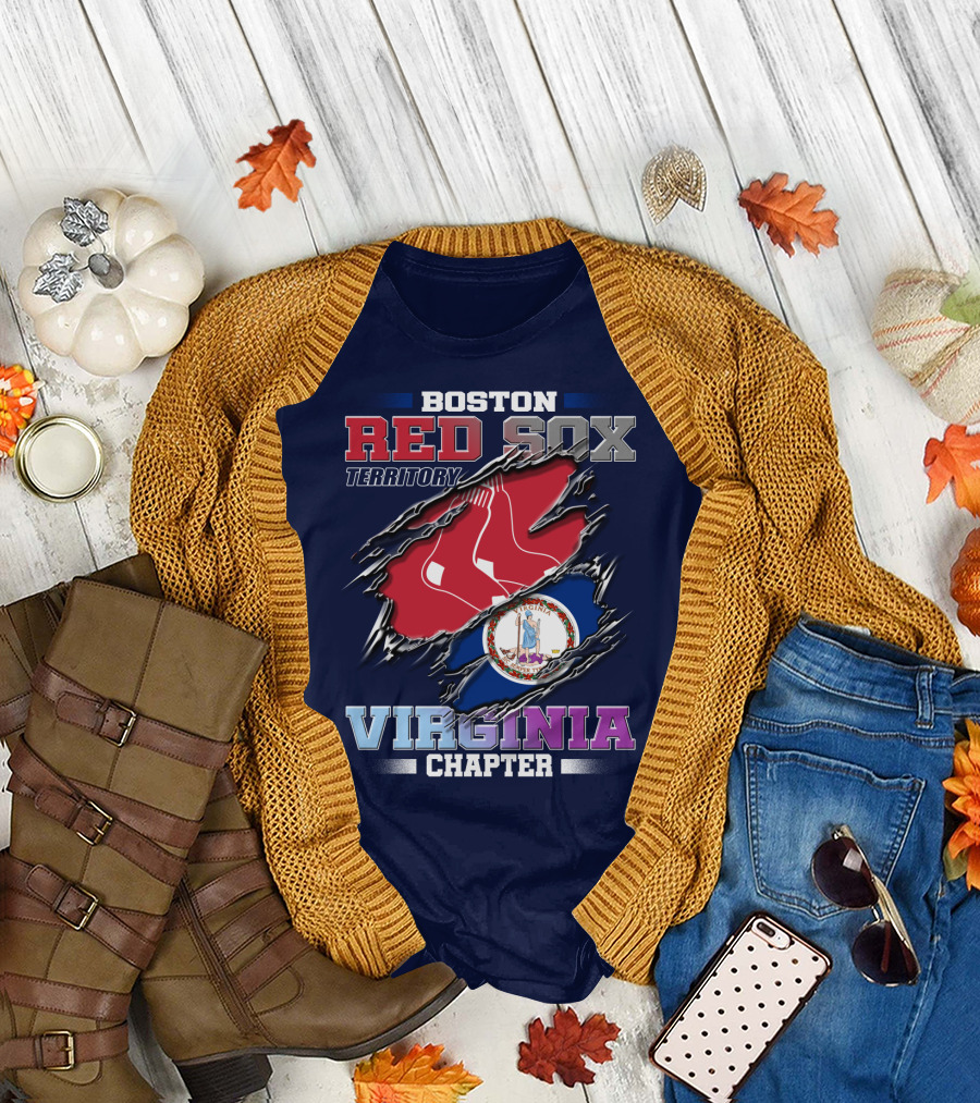 Boston Red Sox Territory Virginia Chapter T-Shirt