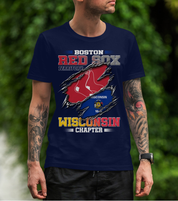 Boston Red Sox Territory Wisconsin Chapter 1848 T-Shirt