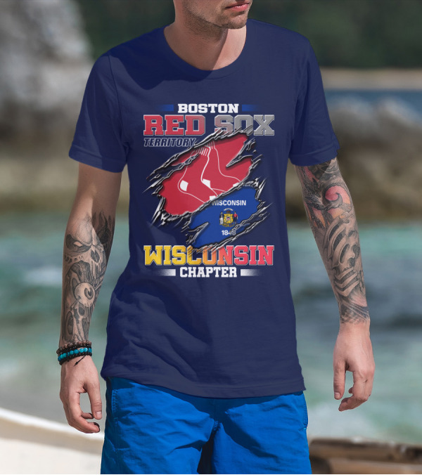 Boston Red Sox Territory Wisconsin Chapter 1848 T-Shirt