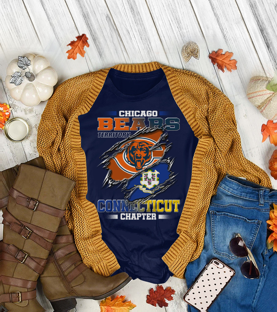 Chicago Bears Territory Connecticut Chapter T-Shirt