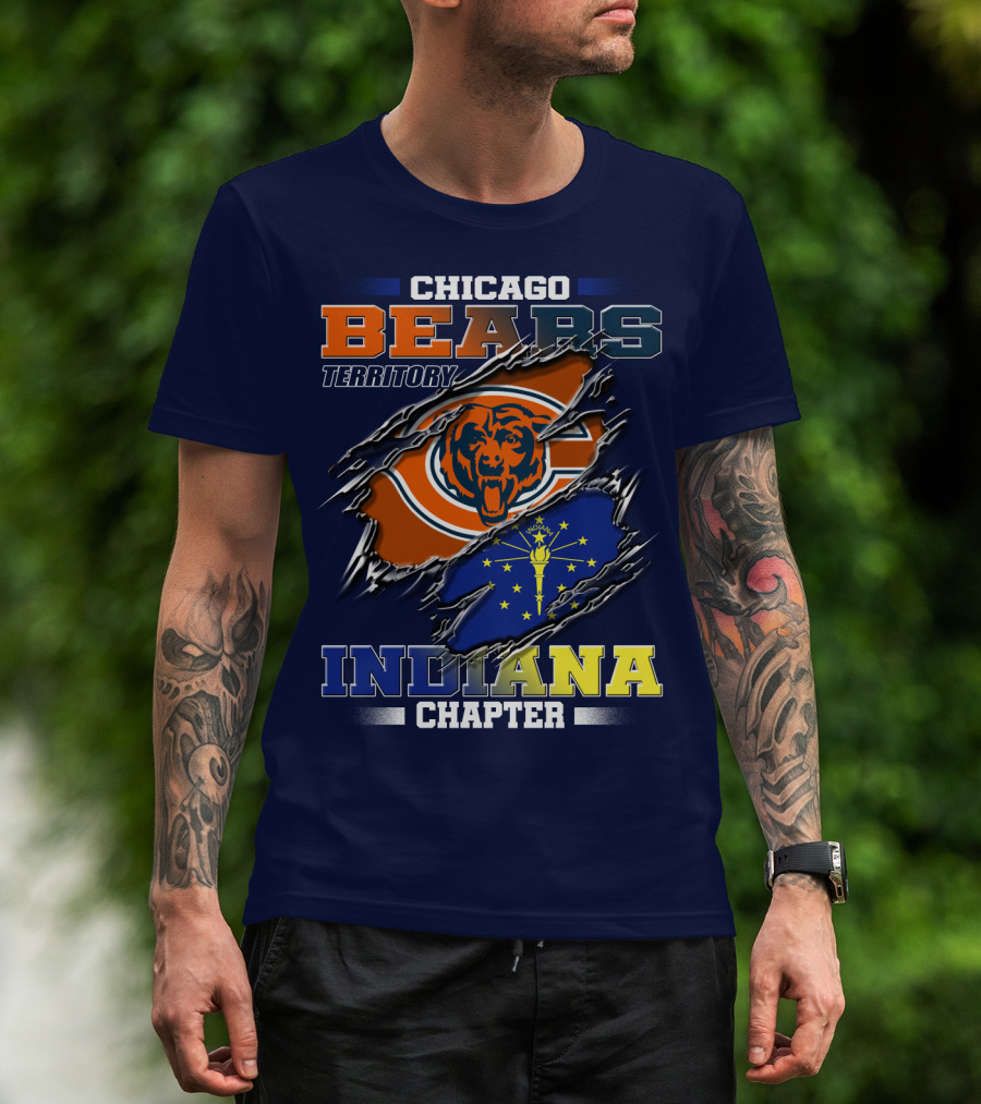 Chicago Bears Territory Indiana Chapter T-Shirt