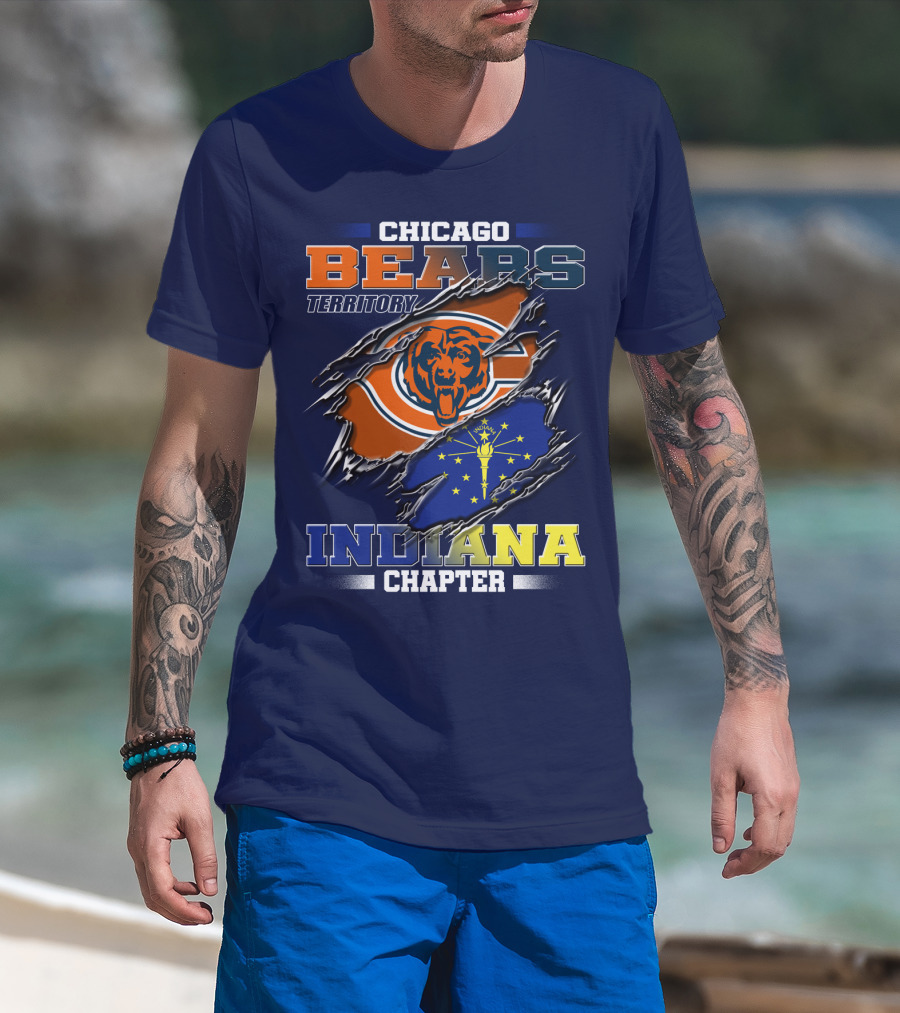 Chicago Bears Territory Indiana Chapter T-Shirt