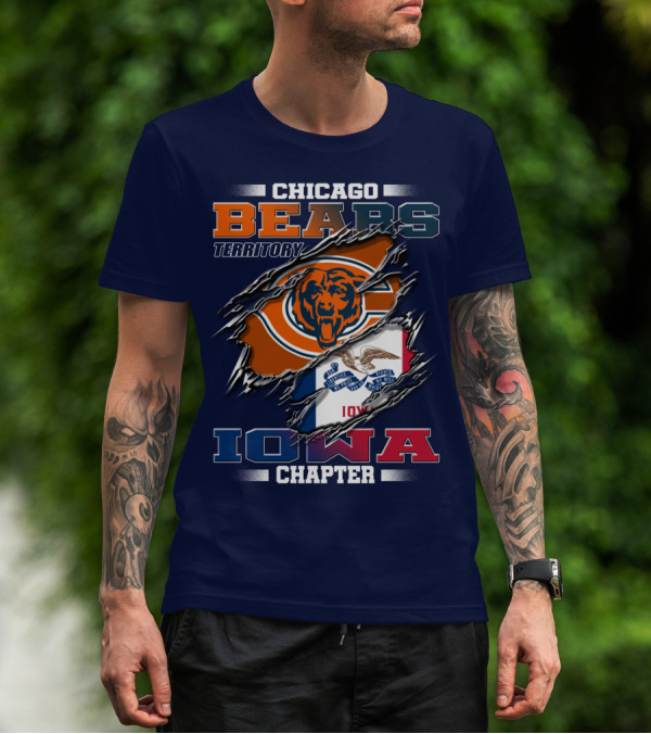 Chicago Bears Territory Iowa Chapter T-Shirt