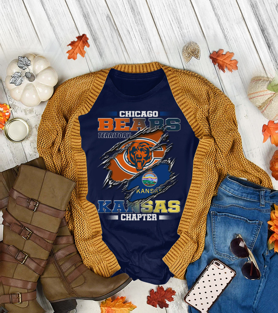 Chicago Bears Territory Kansas Chapter T-Shirt