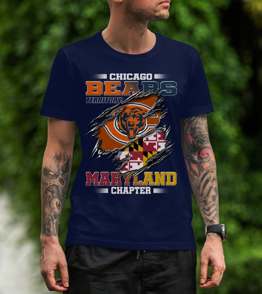 Chicago Bears Territory Maryland Chapter T-Shirt