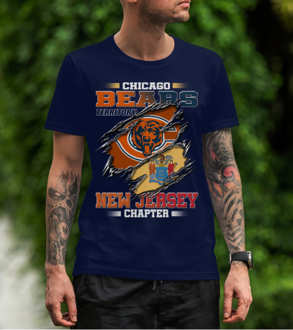 CHICAGO BEARS TERRITORY NEW JERSEY CHAPTER T-Shirt