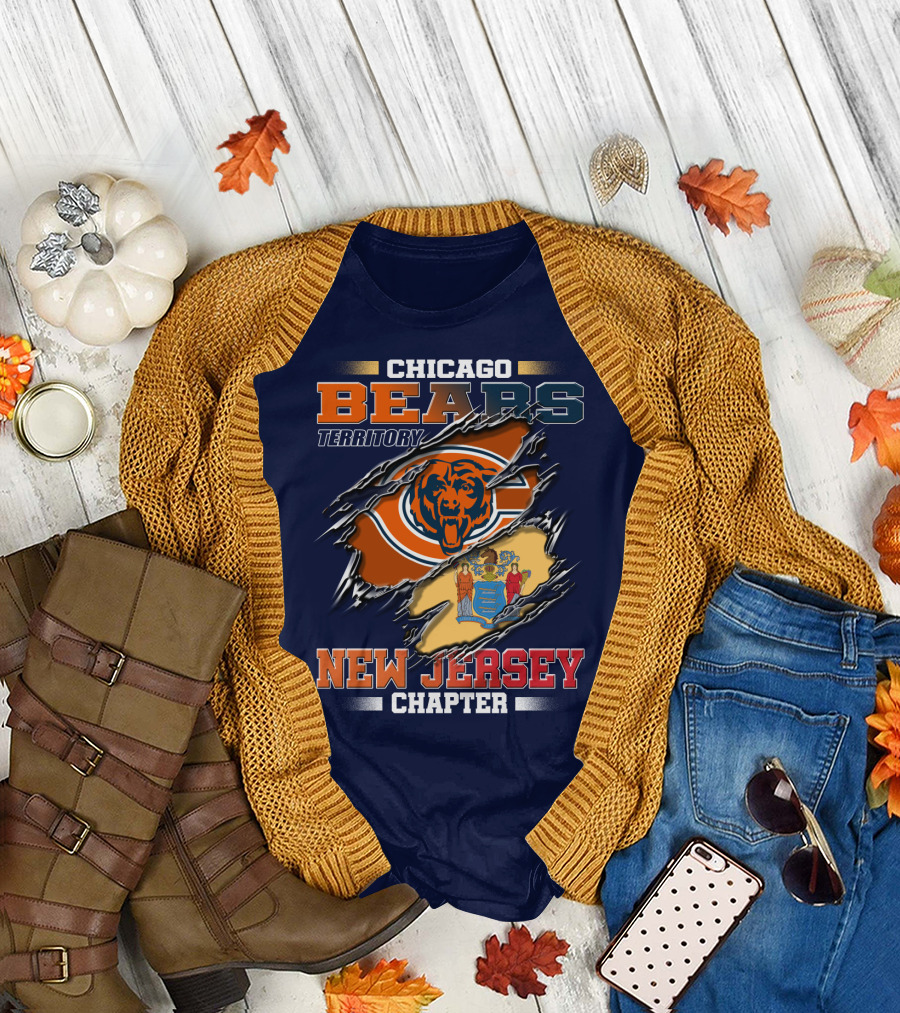 CHICAGO BEARS TERRITORY NEW JERSEY CHAPTER T-Shirt