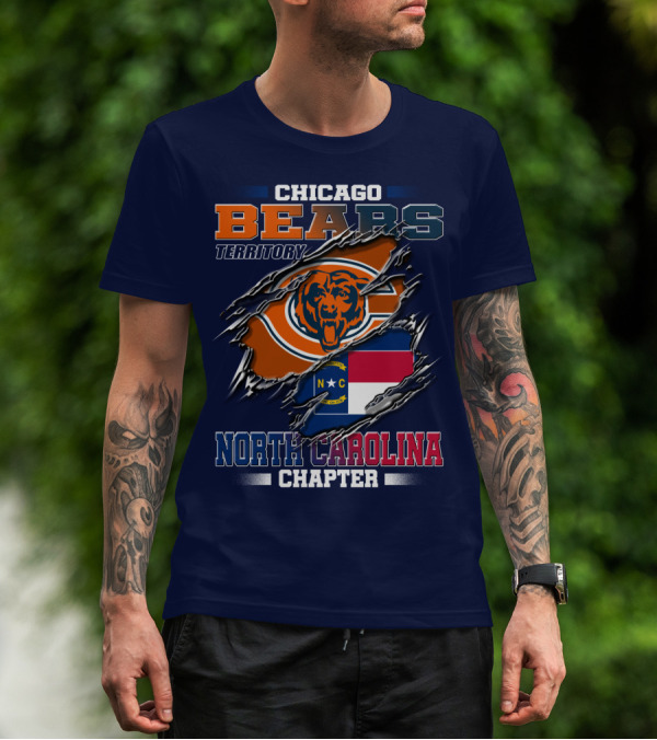 Chicago Bears Territory North Carolina Chapter T-Shirt