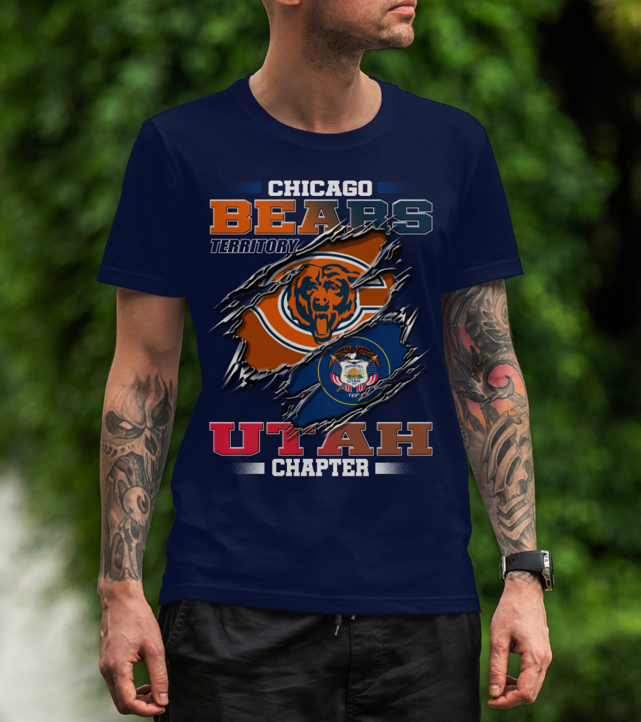 Chicago Bears Territory Utah Chapter T-Shirt