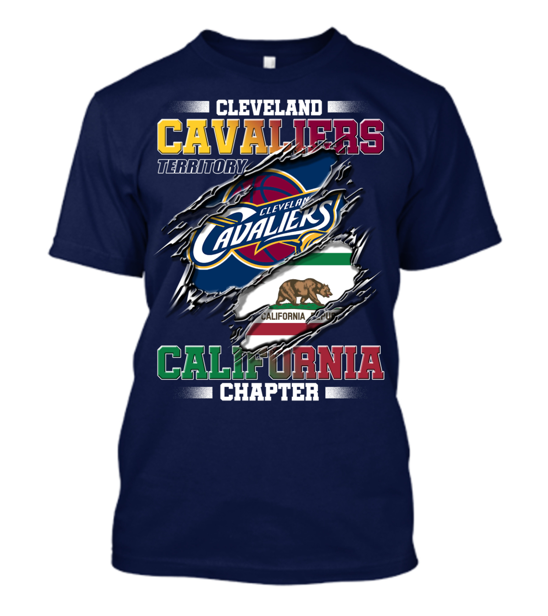 Cleveland Cavaliers Territory California Chapter T-Shirt
